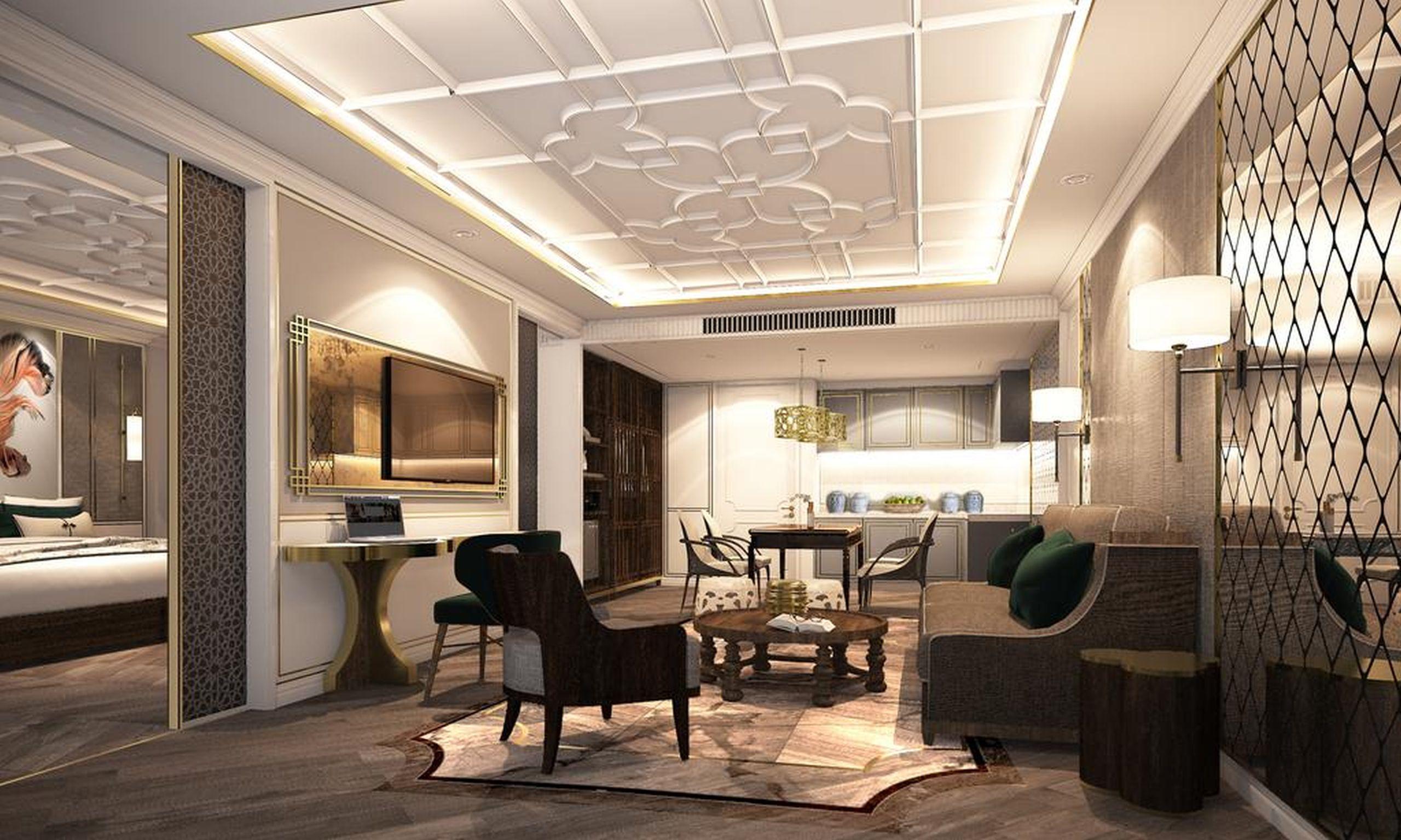 Moevenpick Myth Hotel Patong Phuket Exterior foto A 3D rendering of a living room
